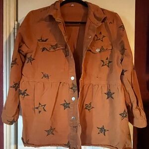 Women's Star Patterned Jacket